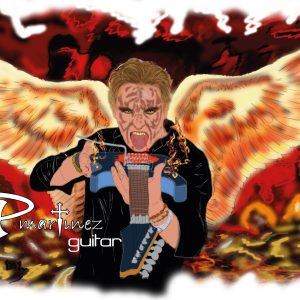 Poster en Ilustracion del Sencillo Mina Vampire